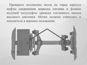 Метки муфта ТНВД КамАЗ